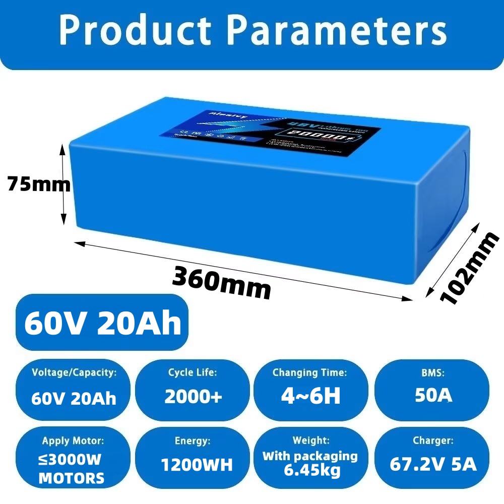 Navio dos eua 60v 20ah 30ah bi - 60V 30Ah 21700 Battery Pack avaliação e preço