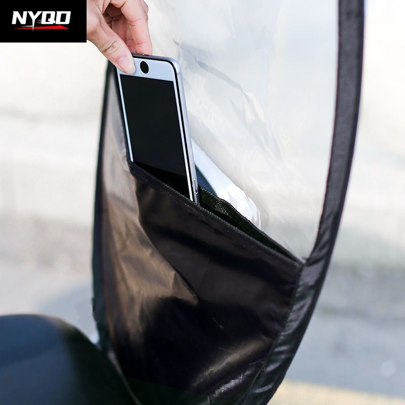 Dossel da motocicleta dobrável - Electric Scooter Rain Cover avaliação e preço