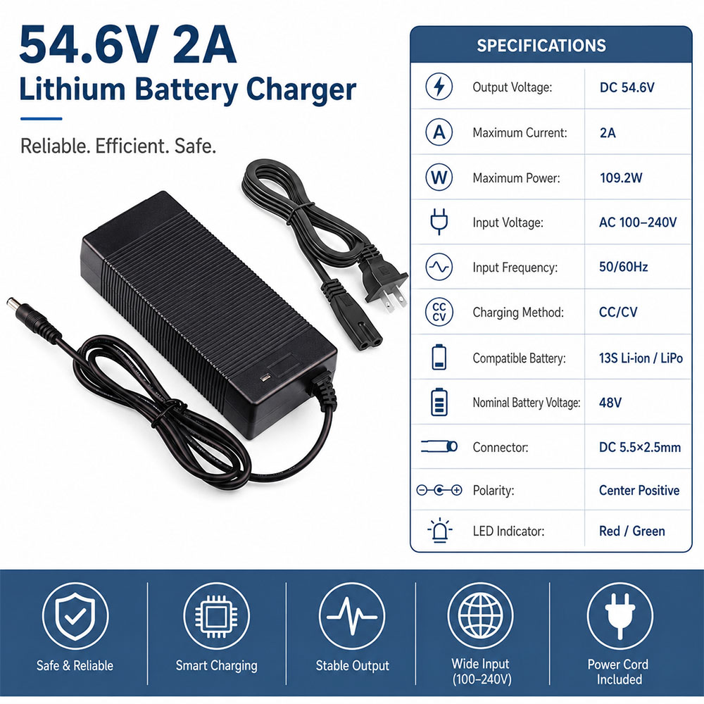 Carregador de Bateria Li-Ion 4 - Electric Scooter Charger avaliação e preço