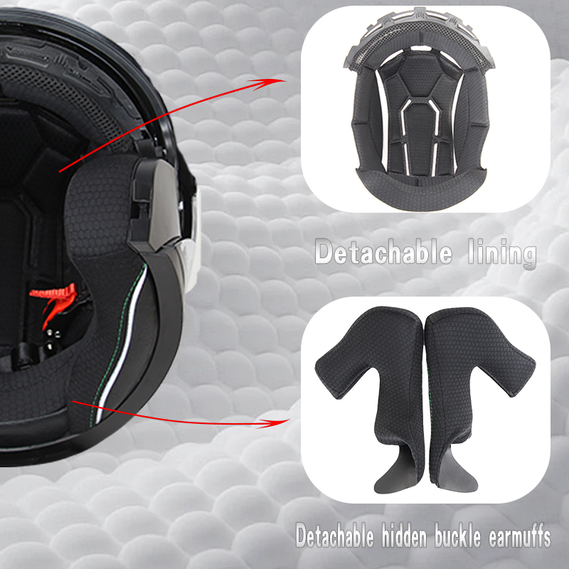 715 capacete de rosto aberto p - Scooter Helmet Set avaliação e preço